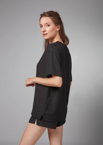 The Not-So-Basic Unisex Tee- Midnight Black