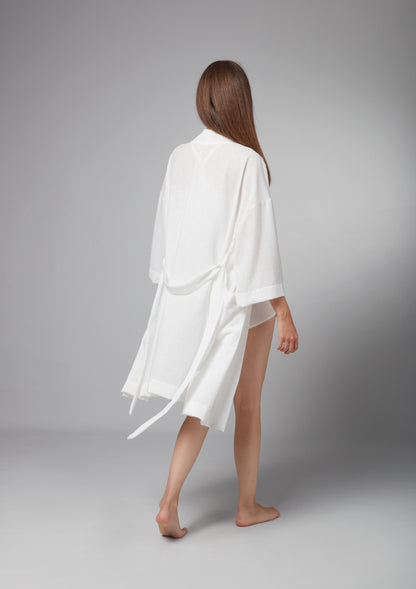 Pacha Robe- White Orchid